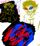  2011 art_dump cupcakekyo fullres no_glasses psionics sketch sollux_captor solo starter_outfit 