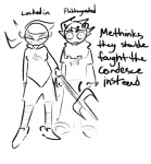 2025 blood_aspect emashington fullres godtier grayscale jane_crocker karkat_vantas knight life_aspect maid red_velvet redrom shipping sketch text trident