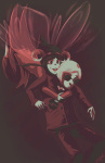  aradia_megido carrying dave_strider godtier jupe maid red_plush_puppet_tux 