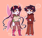  2019 blood_aspect body_modification crystalrina dancestors fullres godtier kankri_vantas life_aspect meenah_peixes no_glasses red_herring redrom seer shipping thief word_balloon 