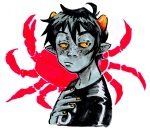  2019 domingo freckles fullres karkat_vantas silhouette solo starter_outfit 