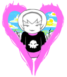  2024 black_squiddle_dress chomplicated fullres heart highlight_color jaggy_lines land_of_light_and_rain rose&#039;s_pink_scarf rose_lalonde solo 