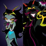  2024 ancestors body_modification feferi_peixes fullres gr1mv4d3r her_imperious_condescension jaggy_lines meme peixeses phone selfie silhouette starter_outfit trident weapon 