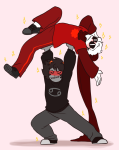  blush carrying dave_strider godtier karkat_vantas knight mcsiggy red_knight_district shipping 