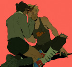  2024 blush dirk_strider fullres jake_english meruz near_kiss pumpkin_patch redrom shipping sitting starter_outfit strong_tanktop unbreakable_katana 