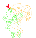  cawoof codpiecequeen davesprite dogtier godtier heart jade_harley limited_palette redrom shipping sprite witch 