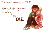 ang blood crying death_cab_for_cutie dirk_strider jake_english lyricstuck no_glasses pumpkin_patch redrom shipping 
