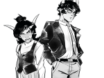  2018 fullres galekh_xigisi grayscale hiveswap monochrome sollay-b starter_outfit tagora_gorjek 