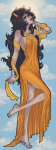  2011 art_nouveau barefoot clouds dusking fashion formal fullres no_glasses solo sun vriska_serket 