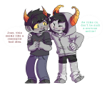  fake_horns hiveswap joey_claire probablynotabird text transparent xefros_tritoh 