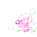  2025 animated breathalyzer chibi clouds fullres john_egbert lineart redrom roxy's_striped_scarf roxy_lalonde shipping starter_outfit techn0logybi0 