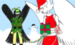  bec_noir bq hat holidaystuck jack_noir kadaashi pm prospitian_monarch punstuck snowman winter 