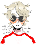  a_day_to_remember blush dave_strider headshot lyricstuck red_baseball_tee sexaholicrus solo 