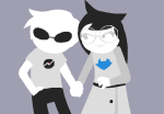  2012 dave_strider fullres holding_hands jade_harley jaggy_lines pastiche redrom shipping spacetime starter_outfit yorsh 