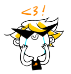  chibi crying dirk_strider heart hst solo strong_tanktop 