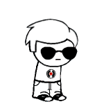  animated bird_hair dave_strider image_manipulation salihombox solo sprite_mode starter_outfit this_is_stupid wut 