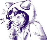  2026 blush cat_hat fullres headshot monochrome nepeta_leijon profile selimbie solo starter_outfit 