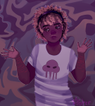  blood ghostskele mauve_squiddle_shirt native_source rose_lalonde self_harm solo 