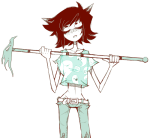  casual dragonhead_cane fashion ghosts gladism limited_palette no_glasses solo terezi_pyrope transparent 