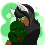  blood_sisters blush calliope dogtier godtier heart hug jade_harley redrom shipping space_aspect trail-to-the-artpocalypse witch 