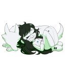  2025 2dd2d2d2 becquerel fullres grayscale highlight_color jade_harley lying sleeping starter_outfit 