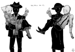  andrew_hussie canesandsceptres carrying grayscale jack_noir ms_paint multiple_personas paint_it_black redrom rule63 shipping spades_slick 