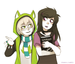  2014 book fullres glasses_added grimoire ikimaru jade_harley kidswap no_glasses reminders rose_lalonde 
