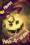  2014 andrew_hussie fullres halloweenstuck pumpkin solo text tyska upside_down 