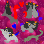  2026 animalstuck dancestors felesmimus fullres heart leijons meulin_leijon nepeta_leijon 