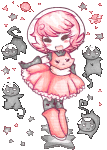  animated cats fashion limited_palette meowords midair pixel roxy_lalonde solo transparent 
