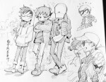 116fdnht 2021 casual dave_strider fashion grayscale hat karkat_vantas pencil terezi_pyrope text