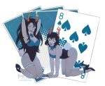 2024 aranea_serket card dancestors deletethestars fashion fullres serkets spade transparent vriska_serket