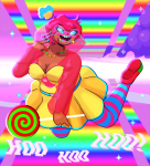 2025 crab_apple eureka_lemon facial_hair food freckles fullres iceflower99 jaggy_lines jane_crocker key_lime mandarin_orange solo spiral_sucker text trickster_mode