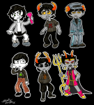  2015 body_modification chibi dammek flashlight freckles fullres hiveswap joey_claire jude_harley starter_outfit trainstation_troll trizza's_trident trizza_tethis xefros_tritoh zal001 