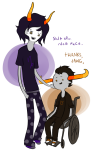  2011 fullres gamzee_makara pbj scrims shipping sitting starter_outfit tavros_nitram text wheelchair 