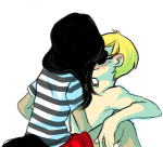  back_angle casual dave_strider deleted_source fashion jade_harley kiss no_shirt redrom shipping spacetime stridork 