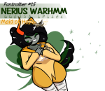  2025 aspect_symbol fantroll fullres godtier heart hope_aspect iceflower99 jaggy_lines language:alternian maid solo text translated 