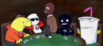  2026 aqua_teen_hunger_force card crossover dave_strider fullres justdenys1 poker_night_at_the_inventory red_baseball_tee sitting smiling_friends smoking team_fortress_2 time_fcuk 