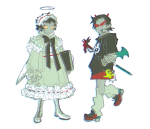  116fdnht 2021 book casual crossdressing dragon_cane fashion karkat_vantas scalemates terezi_pyrope 