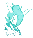  2018 fullres headshot hiveswap mad-stalker monochrome solo starter_outfit tagora_gorjek 