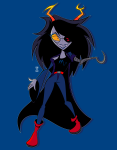 2023 artificial_limb eyepatch fullres gr1mv4d3r jaggy_lines pir8_coat solo vriska_serket