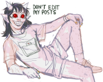  casual fashion no_glasses sketch solo terezi_pyrope text victorylamp 