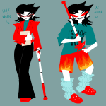  2026 body_modification book casual dragon_cane fashion formal fullres ham0naa humanized jaggy_lines solo terezi_pyrope text walking_cane 