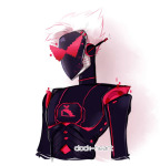  clock-heart humanized lil_hal mask solo 
