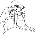  dave_strider dersecest grayscale incest janksy kiss lineart redrom rose_lalonde shipping 