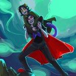  bromance carrying freckles nepeta_leijon no_hat request scratch_and_sniff sxae terezi_pyrope 