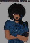  2026 alternate_hair arms_crossed art_program_in_frame body_modification fashion fullres gamzeechill heart humanized solo vriska_serket 
