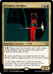  card crossover dragon_staff magic_the_gathering neophyte_redglare silhouette solo text weapon zanderkerbal 