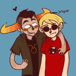  arm_around_shoulder dave_strider dream_ghost s&#039;mores shelby shipping tavros_nitram 