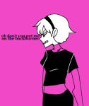  arijandro black_squiddle_dress lyricstuck rose_lalonde solo text the_killers 